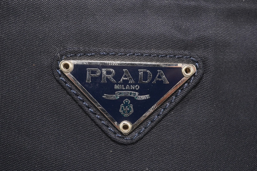 A Prada Tessuto black nylon small bag